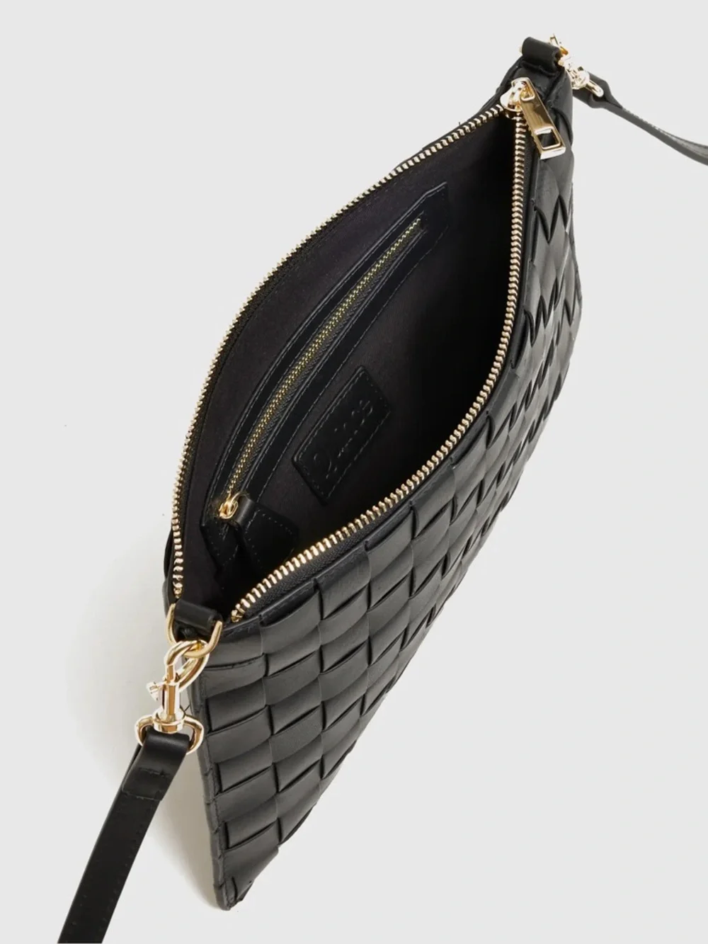 Quince Italian Leather Handwoven Convertible Crossbody - Picture 2 of 7